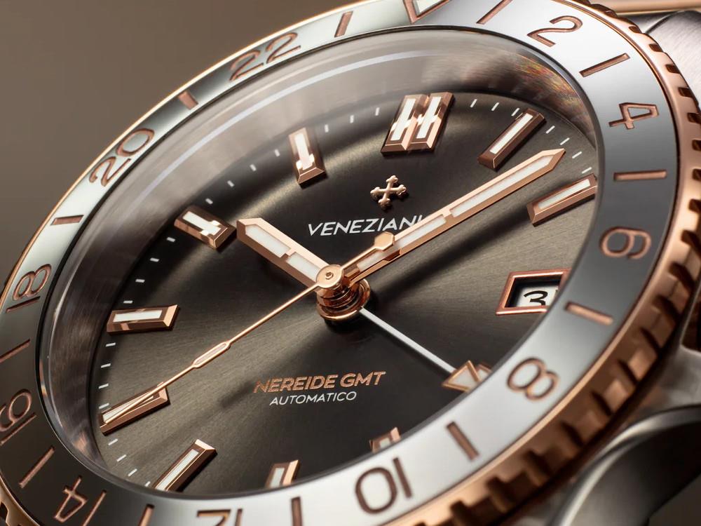 Venezianico GMT Grand Tour Nereide Automatik Uhr, 39 mm, 3521510C