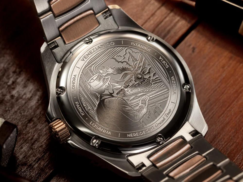 Venezianico GMT Grand Tour Nereide Automatik Uhr, 39 mm, 3521510C
