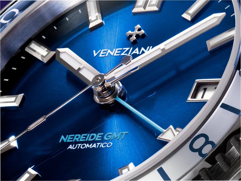 Venezianico Nereide GMTAutomatik Uhr, 39 mm, Blau, 3521511S