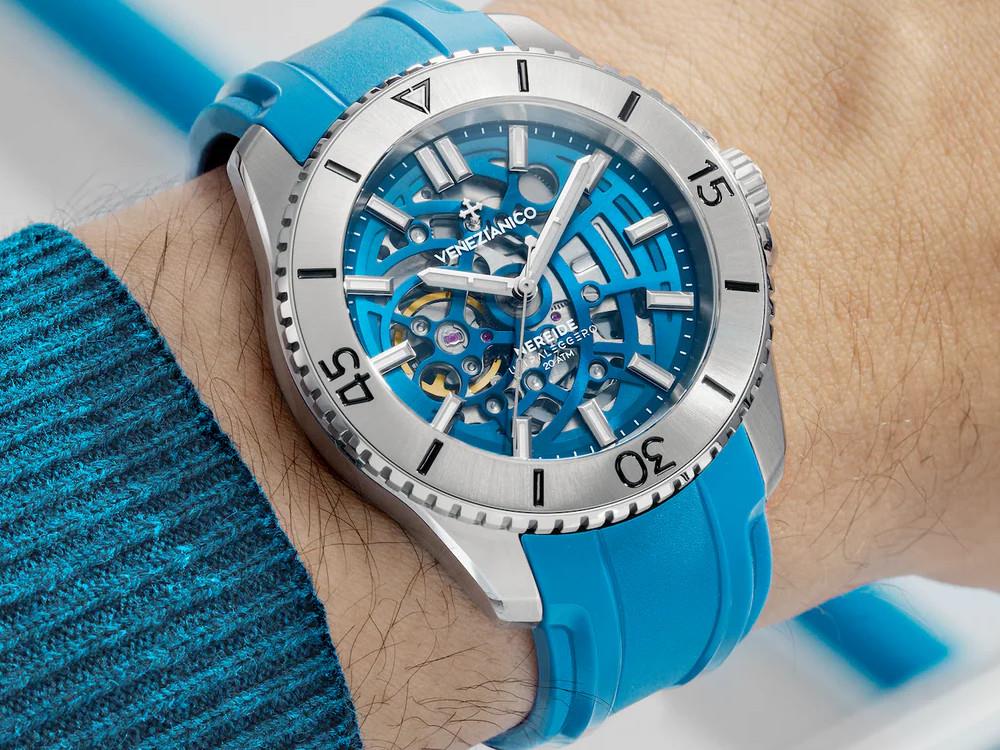 Venezianico Nereide Ultraleggero Automatik Uhr 42 mm, Blau, 3921506