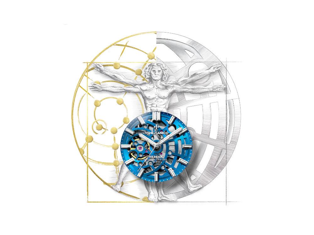 Venezianico Nereide Ultraleggero Automatik Uhr 42 mm, Blau, 3921506