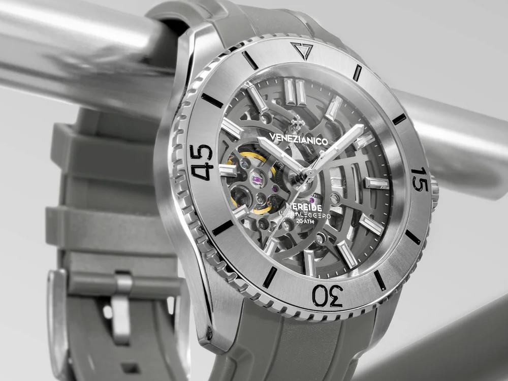 Venezianico Nereide Ultraleggero Automatik Uhr, 42 mm, Grau, 3921508