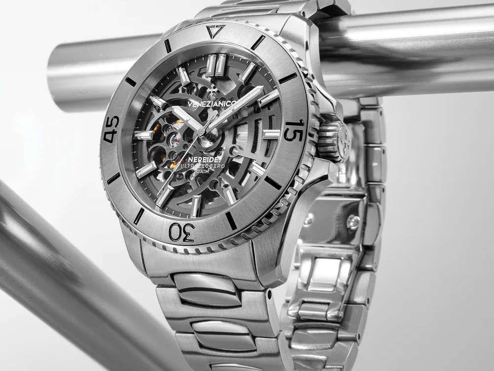 Venezianico Nereide Ultraleggero Automatik Uhr 42 mm, Grau, 3921508C