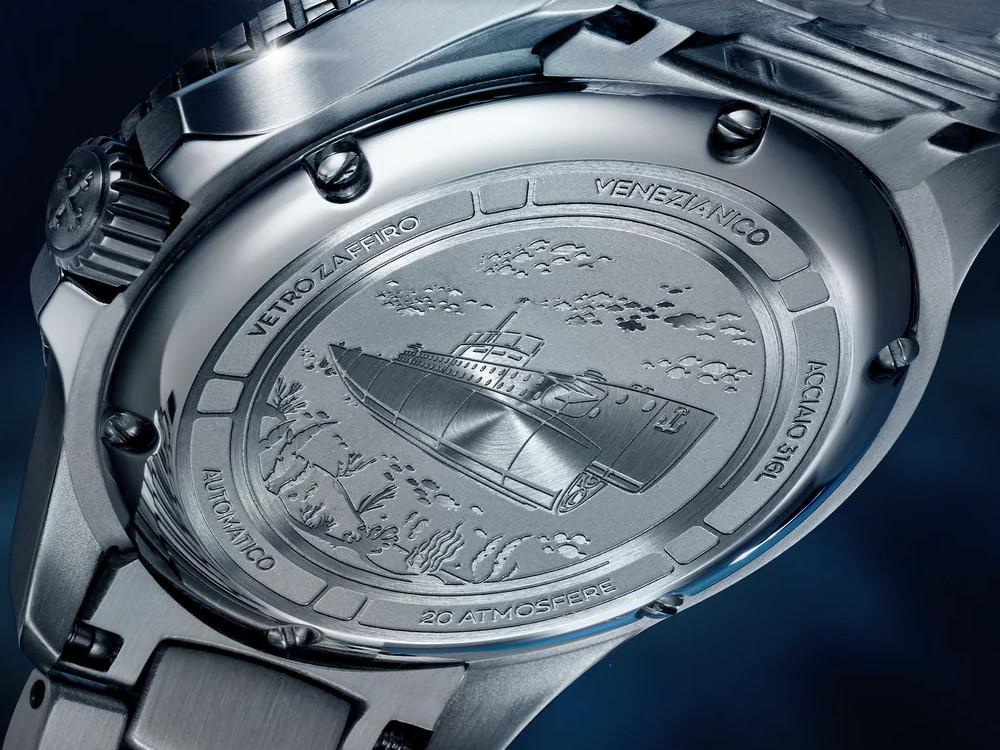 Venezianico Nereide Tungsteno Automatik Uhr 42 mm, Blau, 3921541C