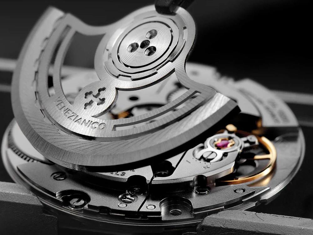 Venezianico Nereide Automatik GMT Ceratung™ Uhr, 42 mm, Schwarz, 4521500S