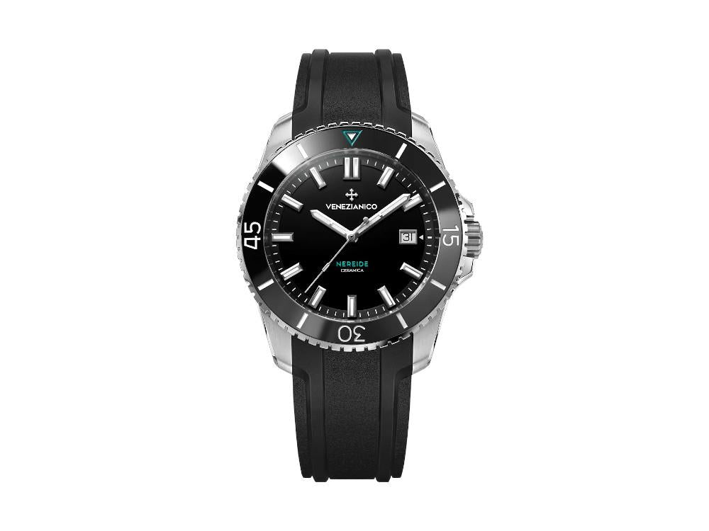 Venezianico Nereide Ceramica Automatik Uhr, 42 mm, Schwarz, 4521530