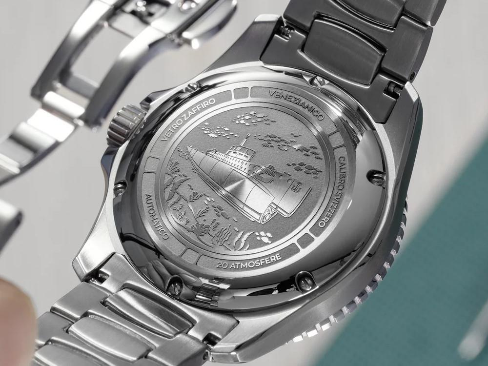 Venezianico Nereide Ceramica Automatik Uhr, 42 mm, Schwarz, 4521530