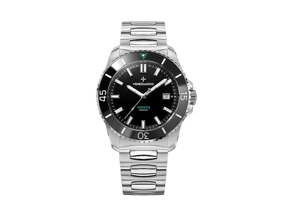 Venezianico Nereide Ceramica Automatik Uhr, 42 mm, Schwarz, 4521530C