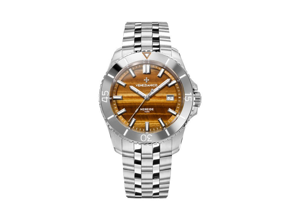 Venezianico Nereide Tigris  Automatik Uhr, 42 mm, Braun, 4521543S