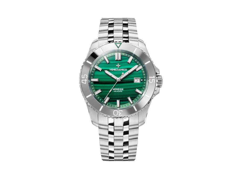 Venezianico Nereide Malaquita Automatik Uhr, 42 mm, Grün, 4521544S