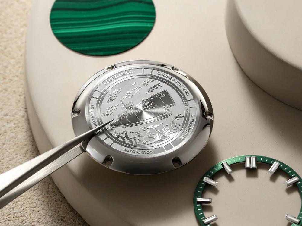 Venezianico Nereide Malaquita Automatik Uhr, 42 mm, Grün, 4521544S