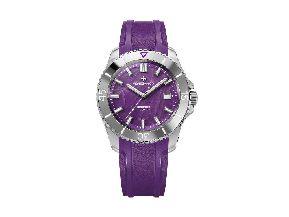Venezianico Nereide Ametista Automatik Uhr, 42 mm, Violett, 4521545