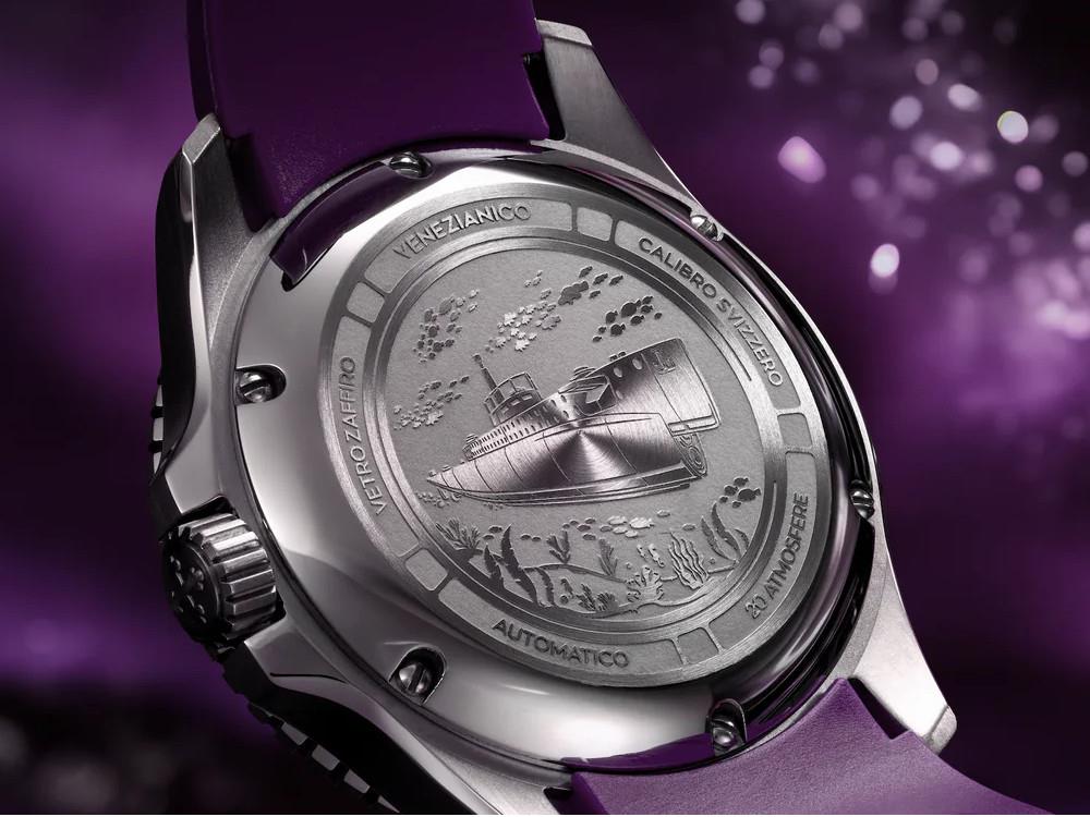 Venezianico Nereide Ametista Automatik Uhr, 42 mm, Violett, 4521545