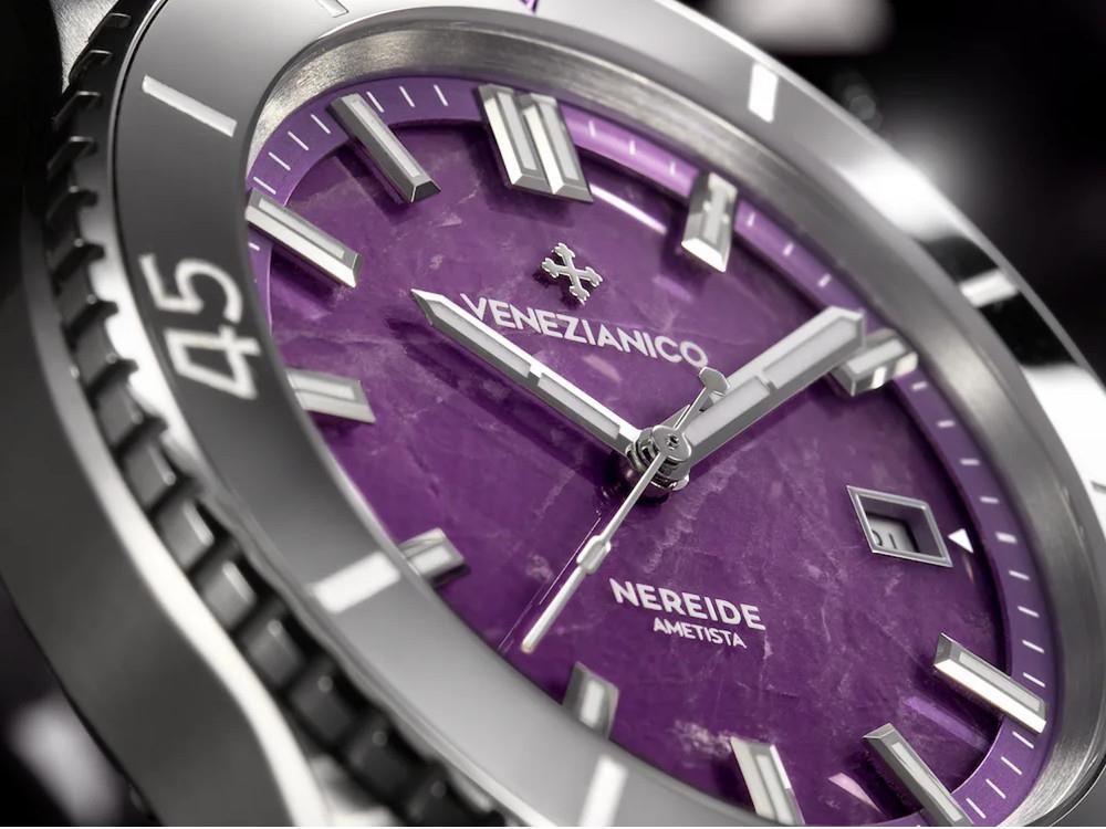 Venezianico Nereide Ametista Automatik Uhr, 42 mm, Violett, 4521545