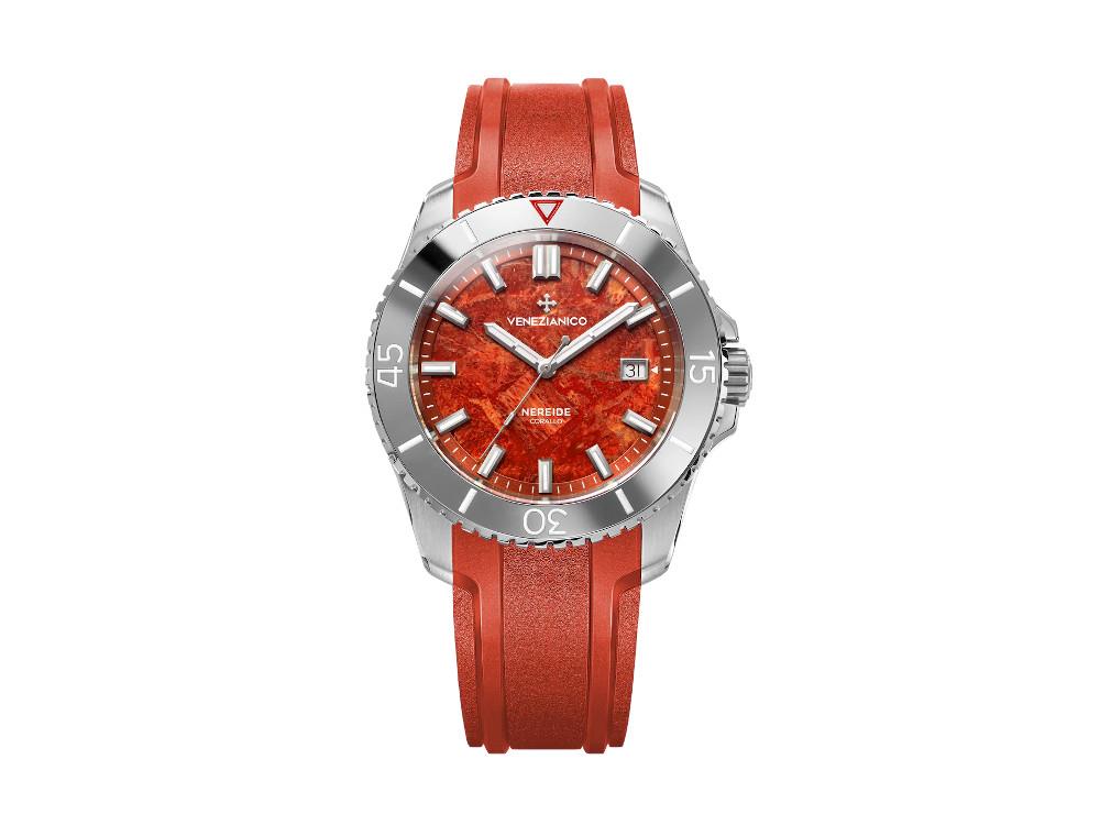 Venezianico Nereide Corallo Automatik Uhr, 42 mm, Rot, 4521546