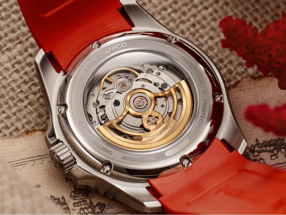 Venezianico Nereide Corallo Automatik Uhr, 42 mm, Rot, 4521546