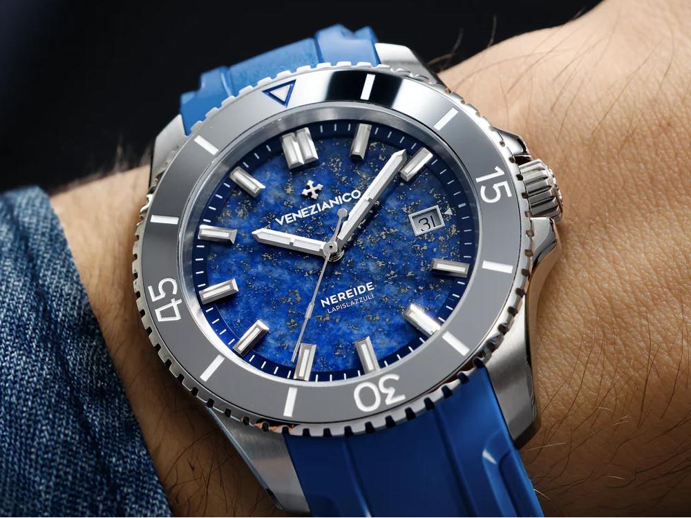 Venezianico Nereide Lapislazzuli Automatik Uhr, 42 mm, Blau, 4521548