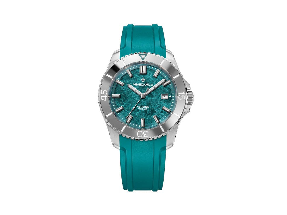 Venezianico Nereide Verdigris Automatik Uhr, 42 mm, Türkis, 4521549