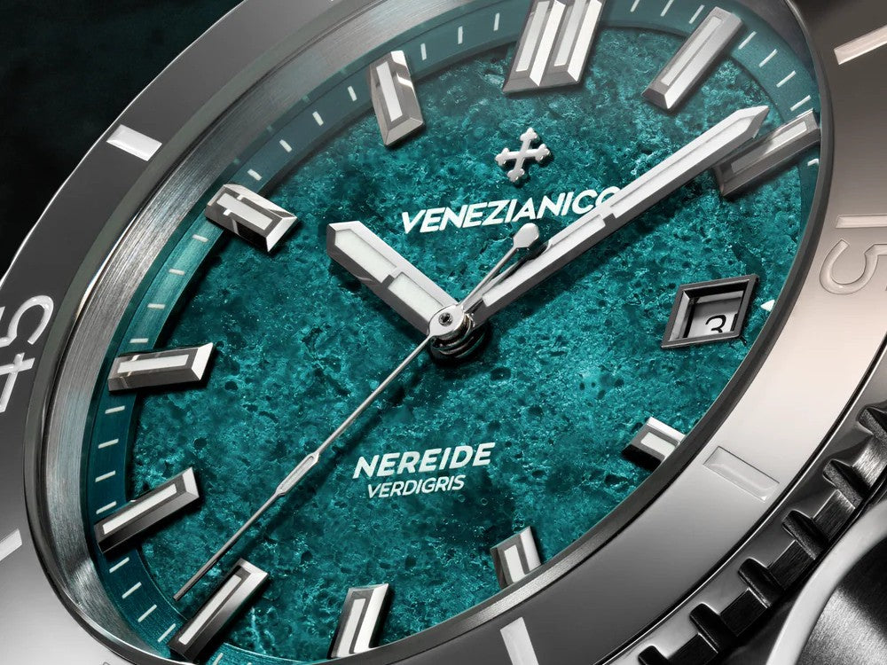 Venezianico Nereide Verdigris Automatik Uhr, 42 mm, Türkis, 4521549