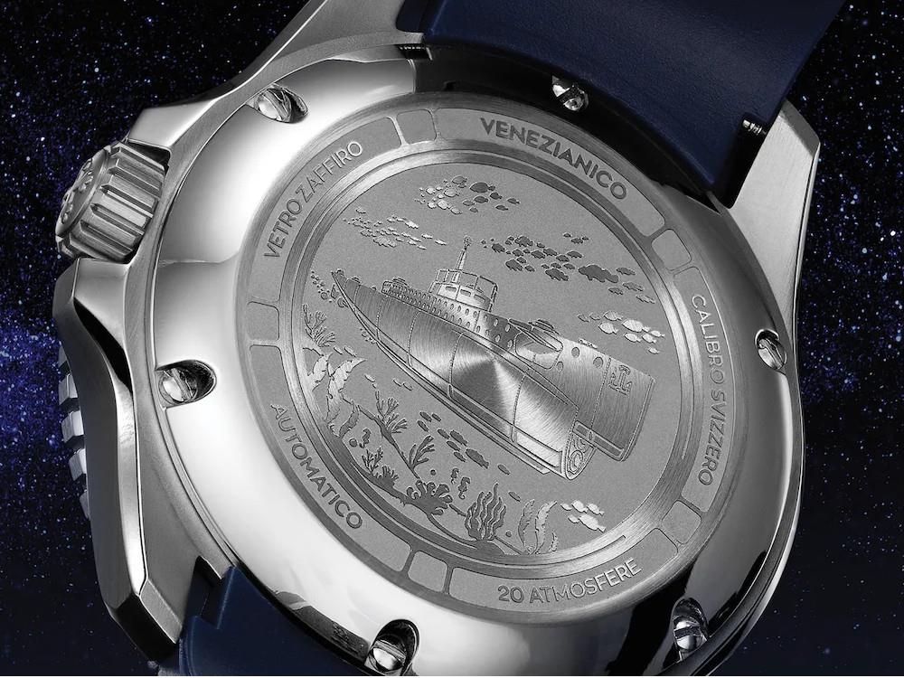 Venezianico Nereide Avventurina Automatik Uhr, 42 mm, Blau, 4521550