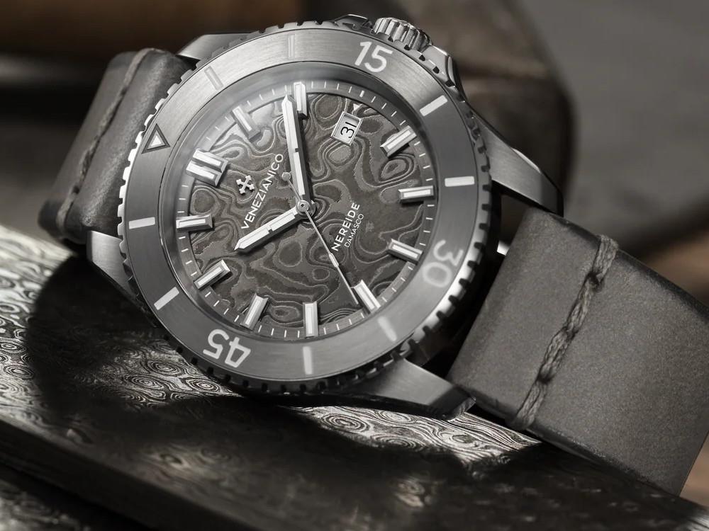 Venezianico Nereide Damasco Automatik Uhr, 42 mm, Grau, 4521565