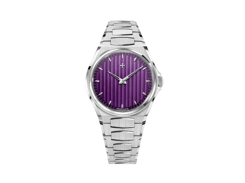 Venezianico Arsenale Automatik Uhr, 40 mm, violett, 6221501C