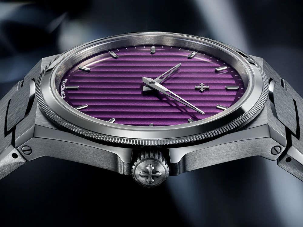 Venezianico Arsenale Automatik Uhr, 40 mm, violett, 6221501C