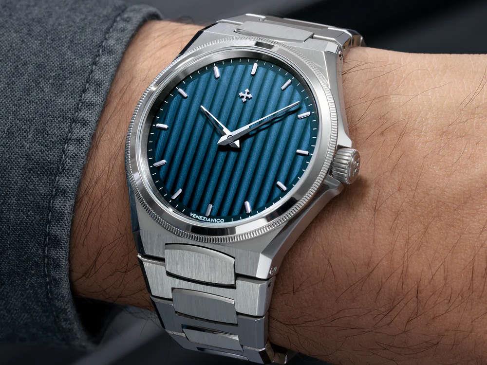 Venezianico Arsenale Automatik Uhr, 40 mm, Blau, 6221502C