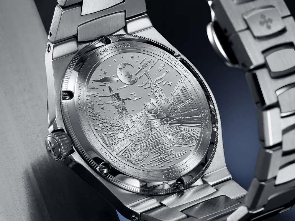 Venezianico Arsenale Automatik Uhr, 40 mm, Blau, 6221502C