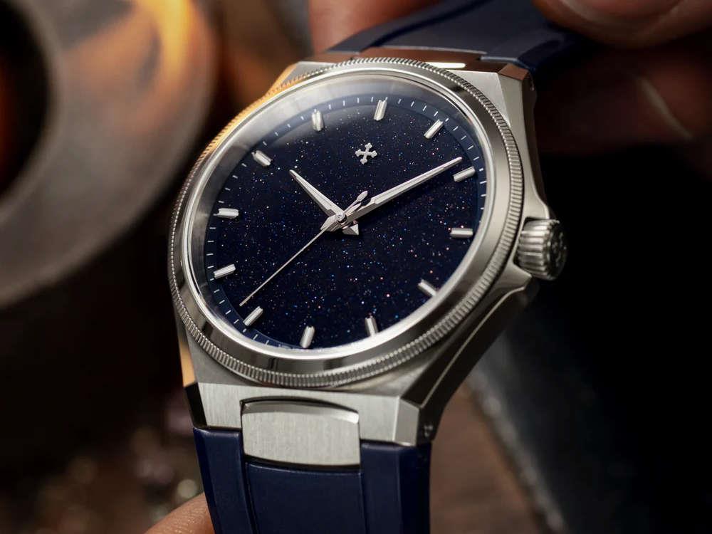 Venezianico Arsenale Avventurina Automatik Uhr, 40 mm, Blau, 6221550