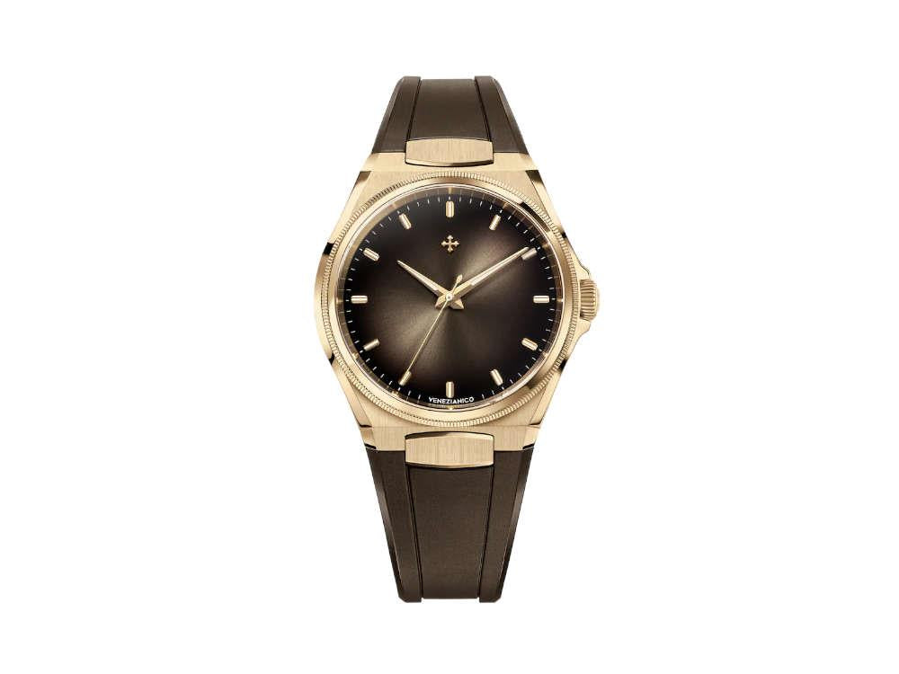 Venezianico Arsenale Bronzo Automatik Uhr, 40 mm, Braun, 6221555
