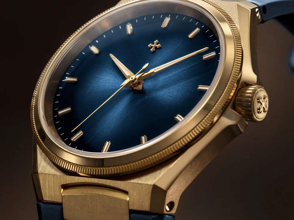 Venezianico Arsenale Bronzo Automatik Uhr, Bronze, 40 mm, Blau, 6221556