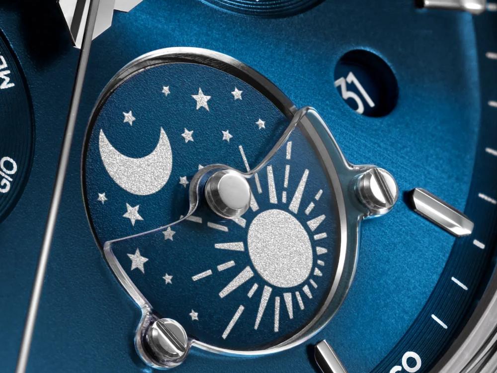 Venezianico Arsenale Calendario Automatik Uhr, 40 mm, Blau, 6221580C