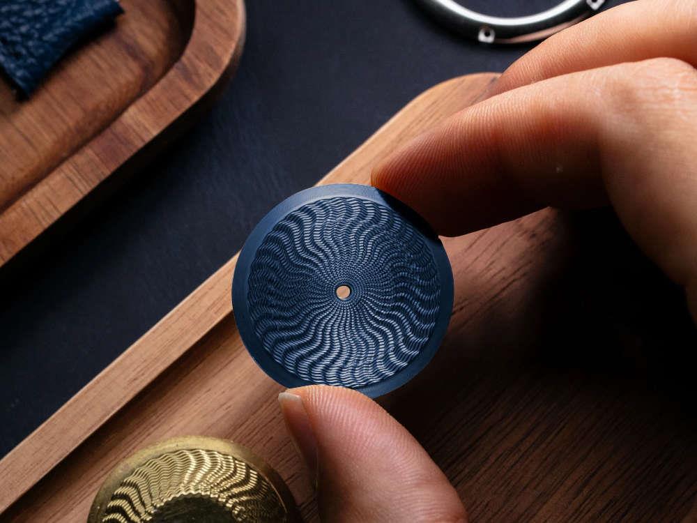 Venezianico Redentore Levius Automatik Uhr, 38 mm, Blau, Limitierte Edition