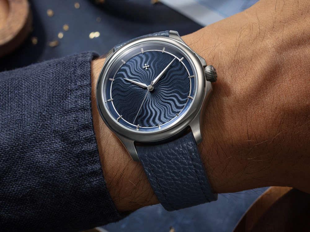 Venezianico Redentore Levius Automatik Uhr, 38 mm, Blau, Limitierte Edition
