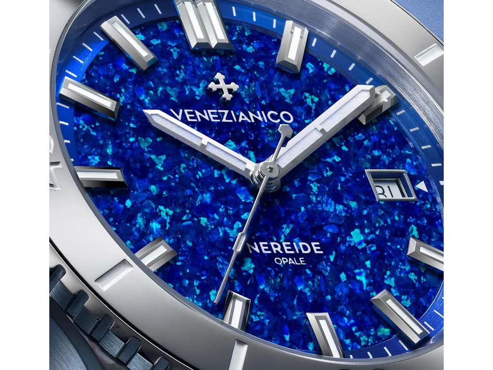 Venezianico Nereide Opale Blu Automatik Uhr, 42 mm, Limitierte Edition