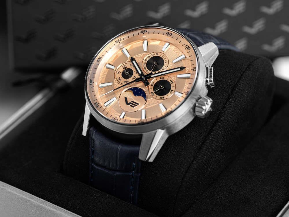Vostok Europe Limousine Moon Phase Quartz Uhr, Limitierte Edition, 6P00-561A789