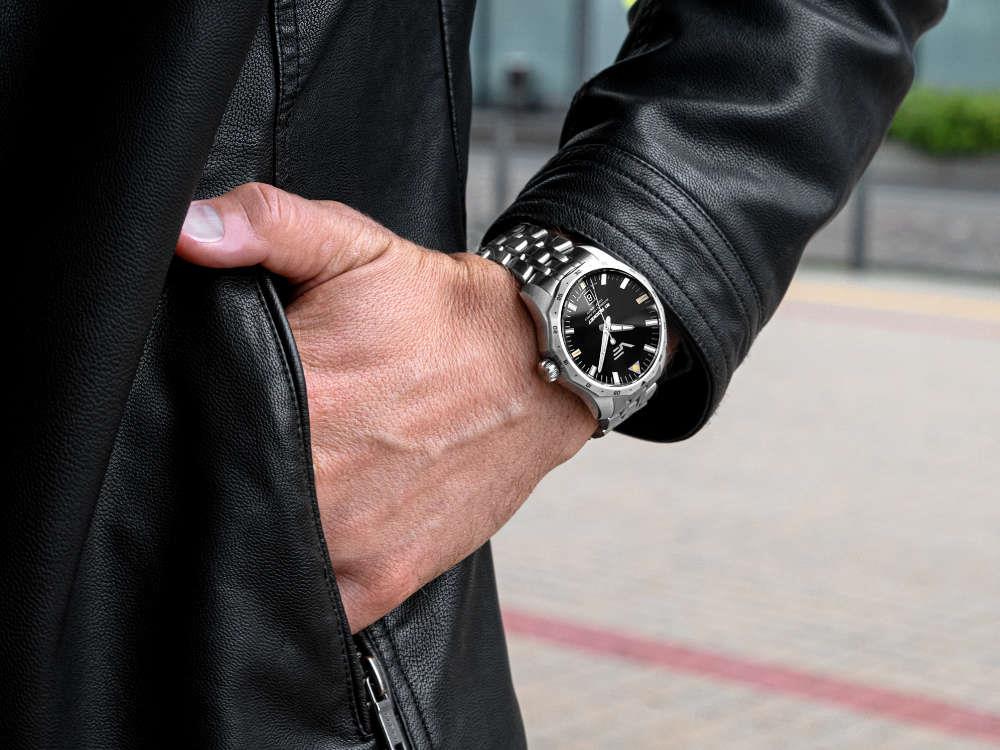 Vostok Europe Rocket N1 Compact Automatik Uhr, Schwarz, 39 mm, NH35-125A747-L-BK