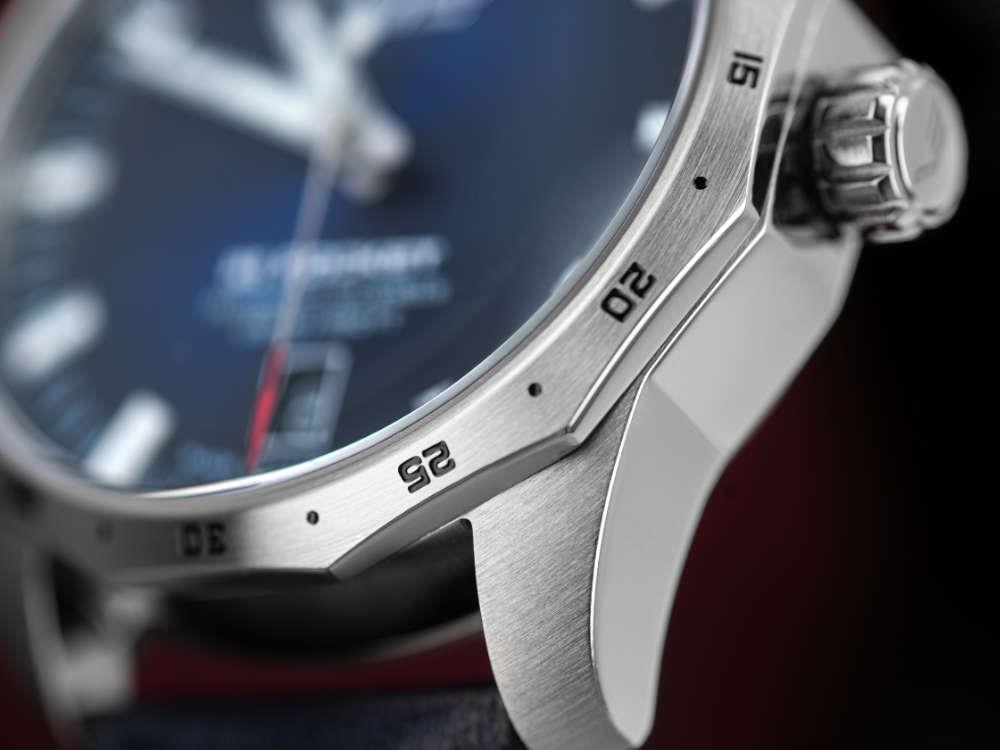 Vostok Europe Rocket N1 Compact  Automatik Uhr, Blau, 39 mm, NH35-125A748-L-BL