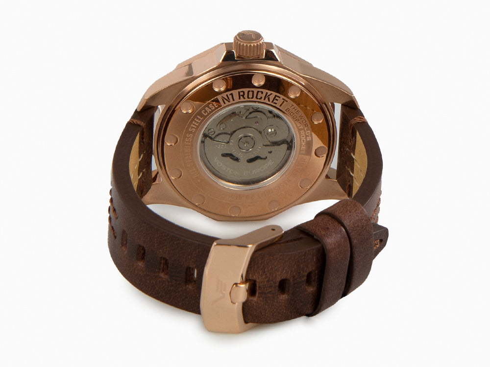 Vostok Europe Rocket N-1 Automatik Uhr, PVD, Blau, 46 mm, NH35A-225B616