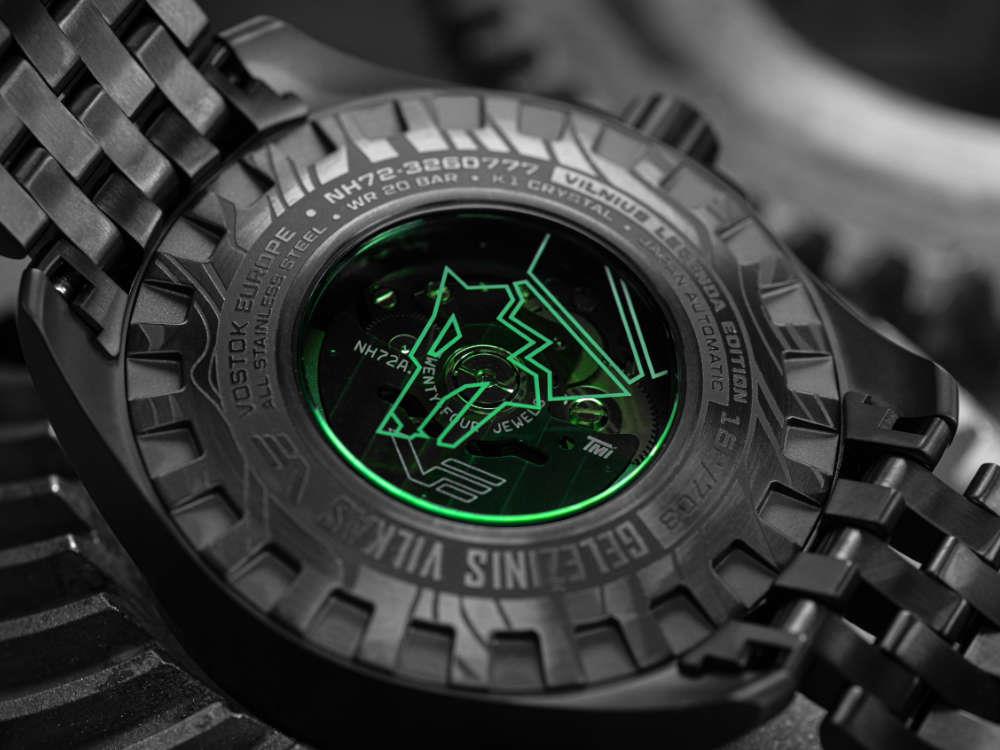 Vostok Europe Iron Wolf Automatik Uhr, Limitierte Edition, NH72-326D777