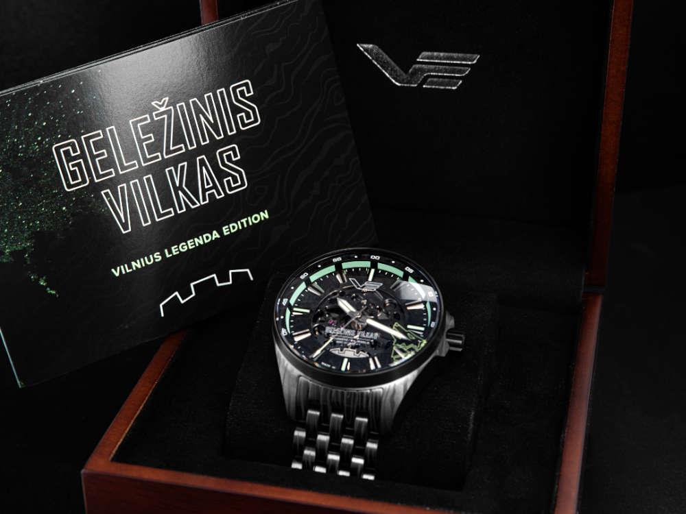 Vostok Europe Iron Wolf Automatik Uhr, Limitierte Edition, NH72-326D777