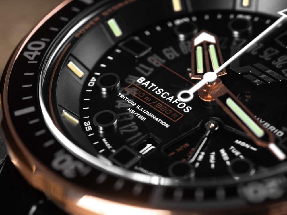 Vostok Europe Batiscafos Quartz Uhr, Schwarz, 49.7 mm, PX84-511E769-L-BK