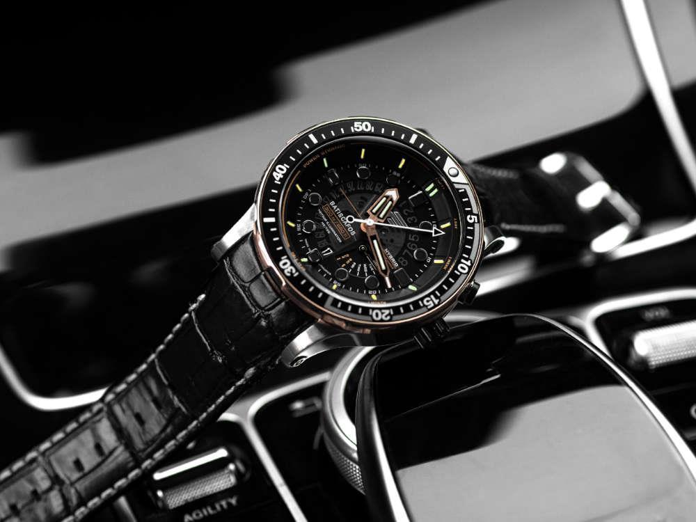 Vostok Europe Batiscafos Quartz Uhr, Schwarz, 49.7 mm, PX84-511E769-L-BK