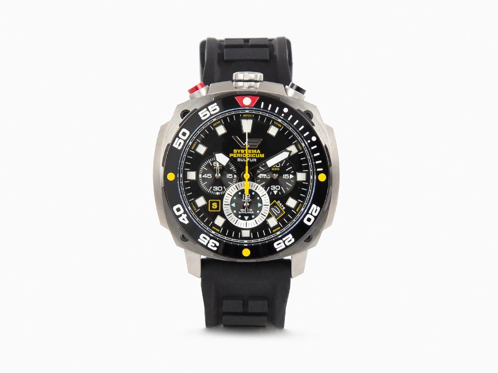 Vostok Europe Systema Periodicum Schwefel Quartz Uhr, LE, VK67-650E725-L-BK