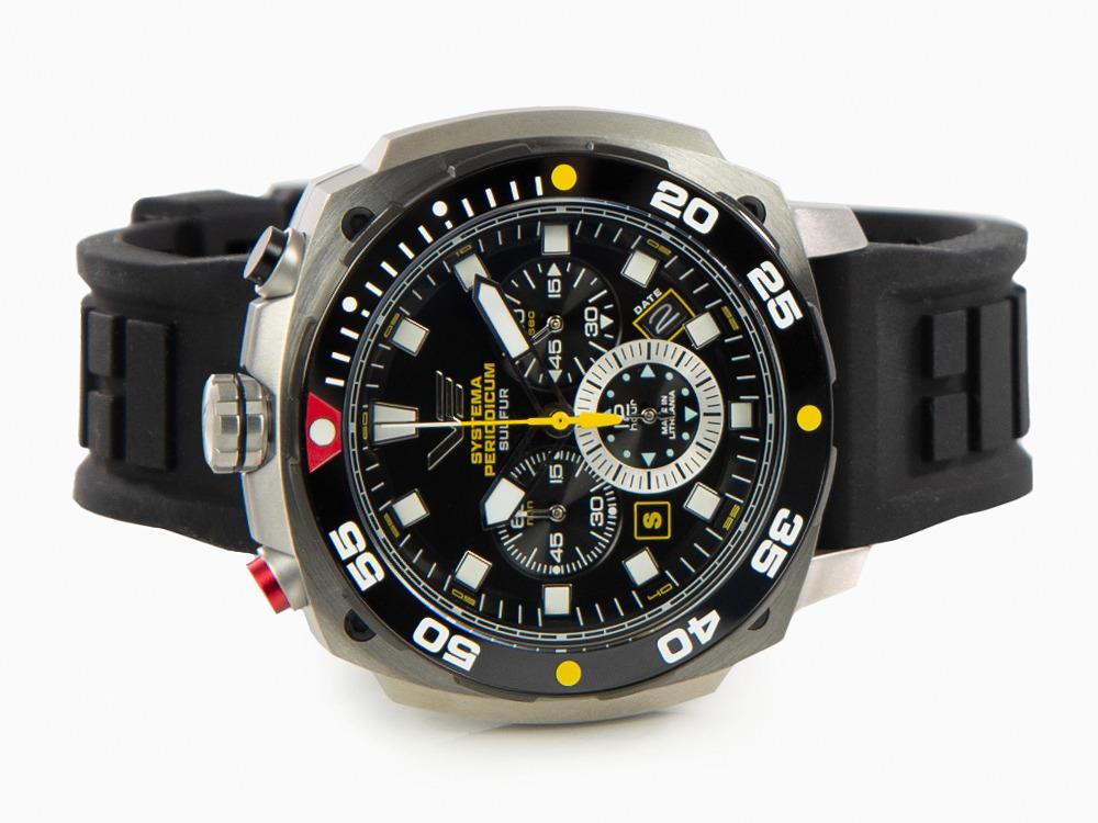 Vostok Europe Systema Periodicum Schwefel Quartz Uhr, LE, VK67-650E725-L-BK