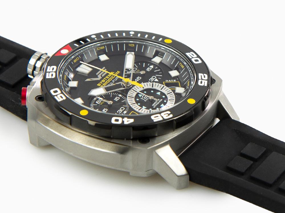 Vostok Europe Systema Periodicum Schwefel Quartz Uhr, LE, VK67-650E725-L-BK