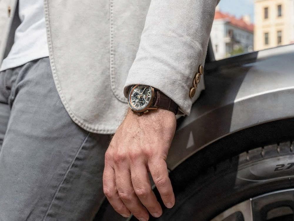 Vostok Europe Limousine Grand Chronograph Quartz Uhr LE, VK68-561B785