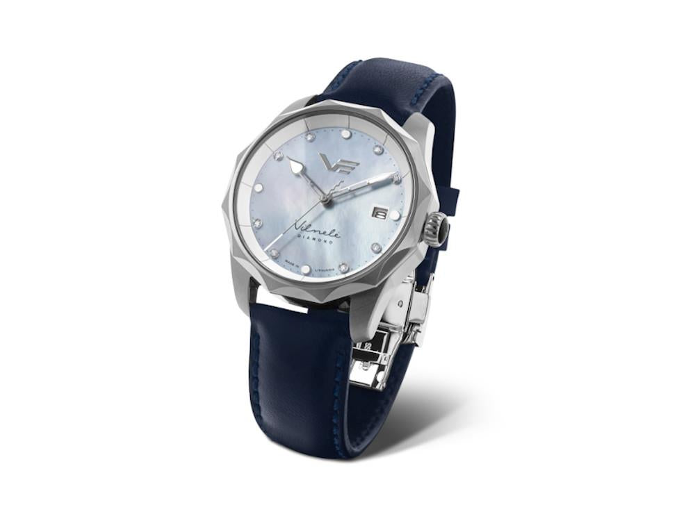 Vostok Europe Vilnelė Diamond  Quartz Uhr, 39 mm, VS42-125A755-L-BL