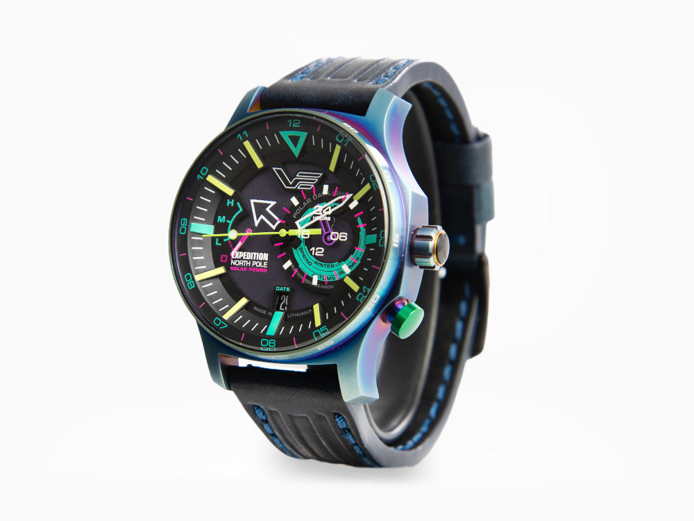 Vostok Europe Expedition North Pole Polar Light Quartz Uhr, Blau, VS57-595D737